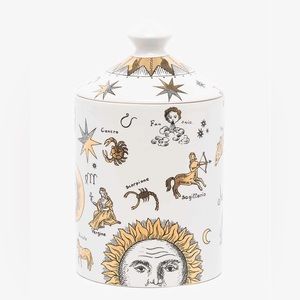 Fornasetti candle astrological porcelain - UNUSED - never been lit - zodiac
